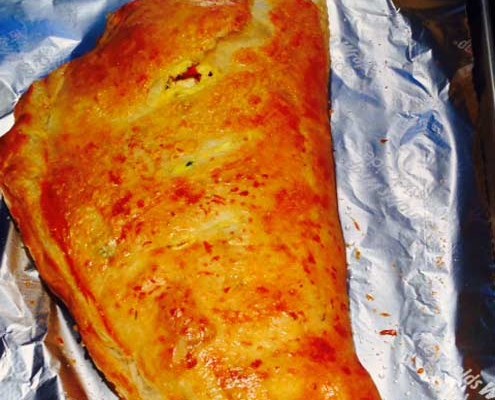 Baked Puff Pastry Calzone