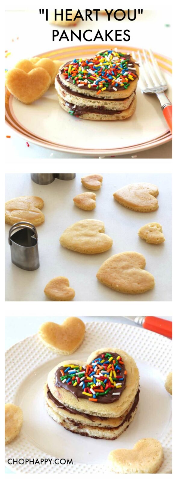 I Heart You Pancake Recipe