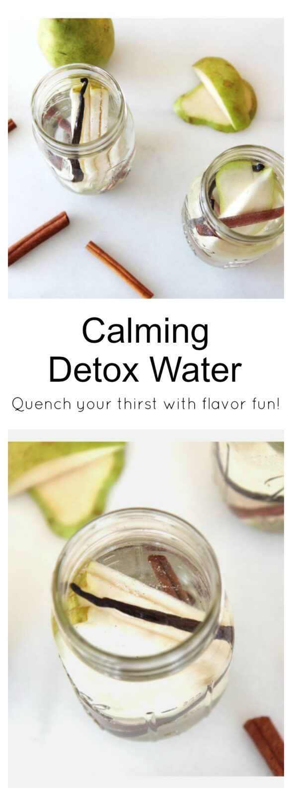 Calming Detox Water Recipe that is as tasty as it is healthy for you. You will make this your new favorite drink. ChopHappy.com