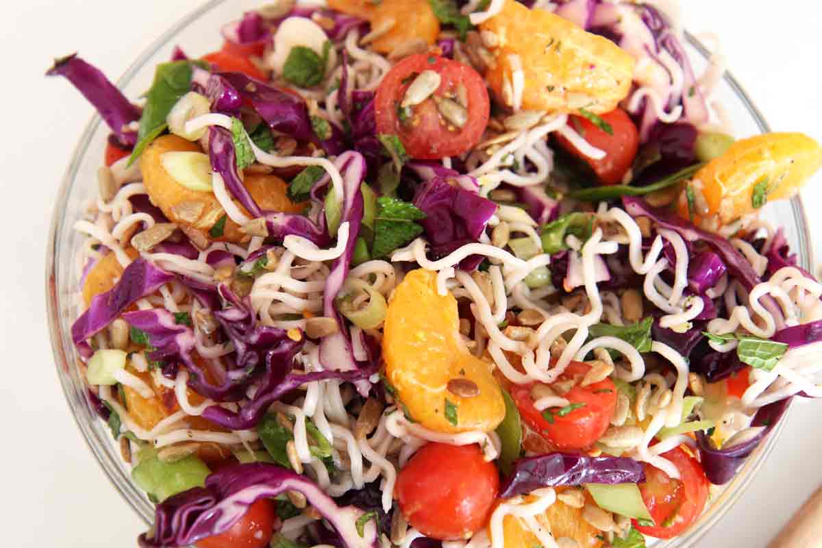 Crunchy Ramen Noodle Salad Recipe