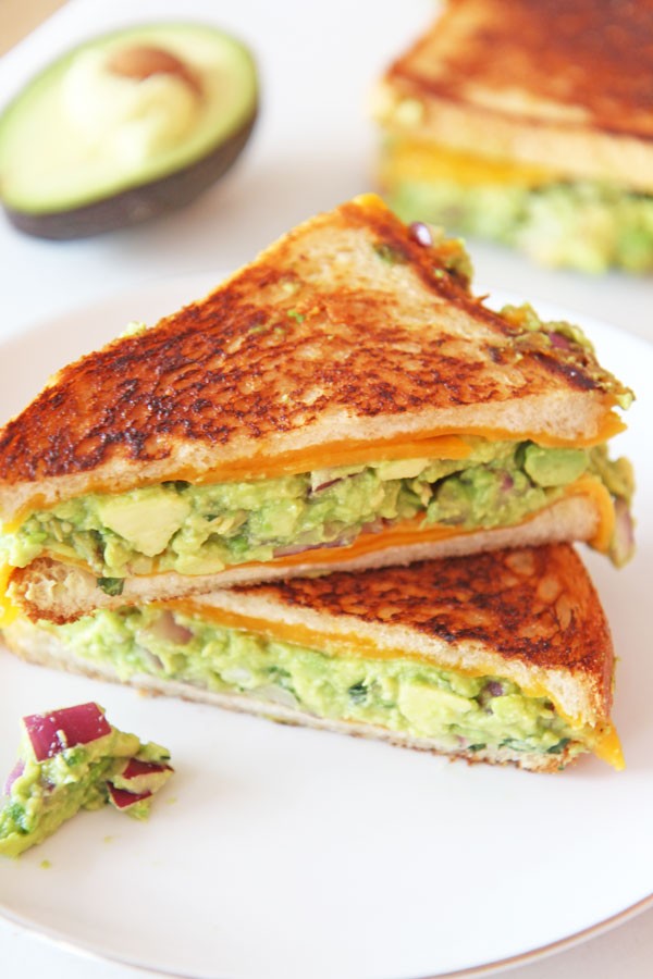 Guacamole Grilled Cheese Chop Happy