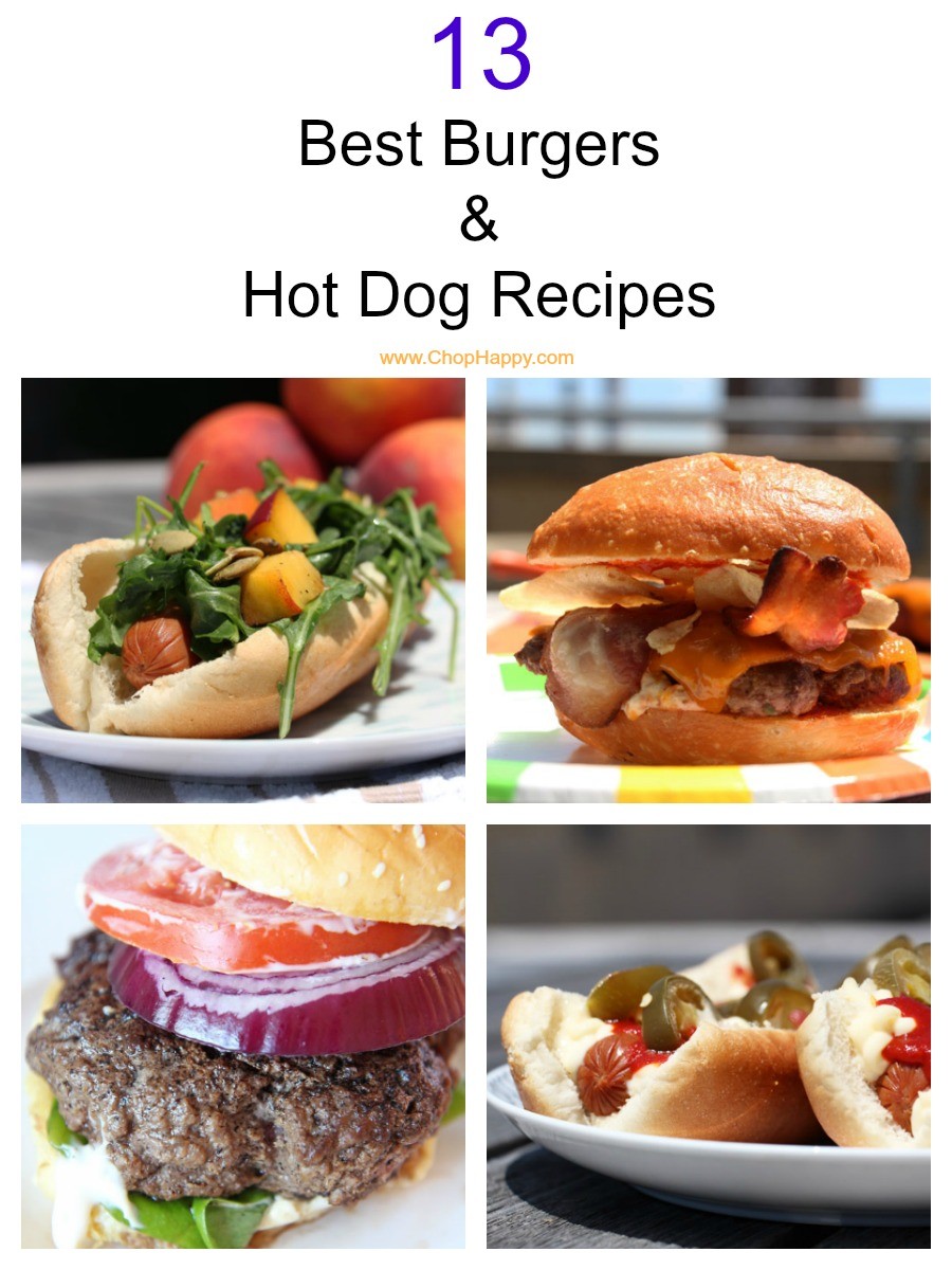 13 Best Burgers and Hot Dog Recipes