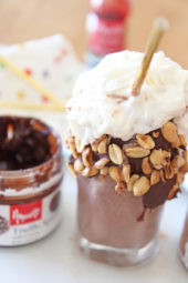 Treat Yourself Chocolate Ice Cream Shake