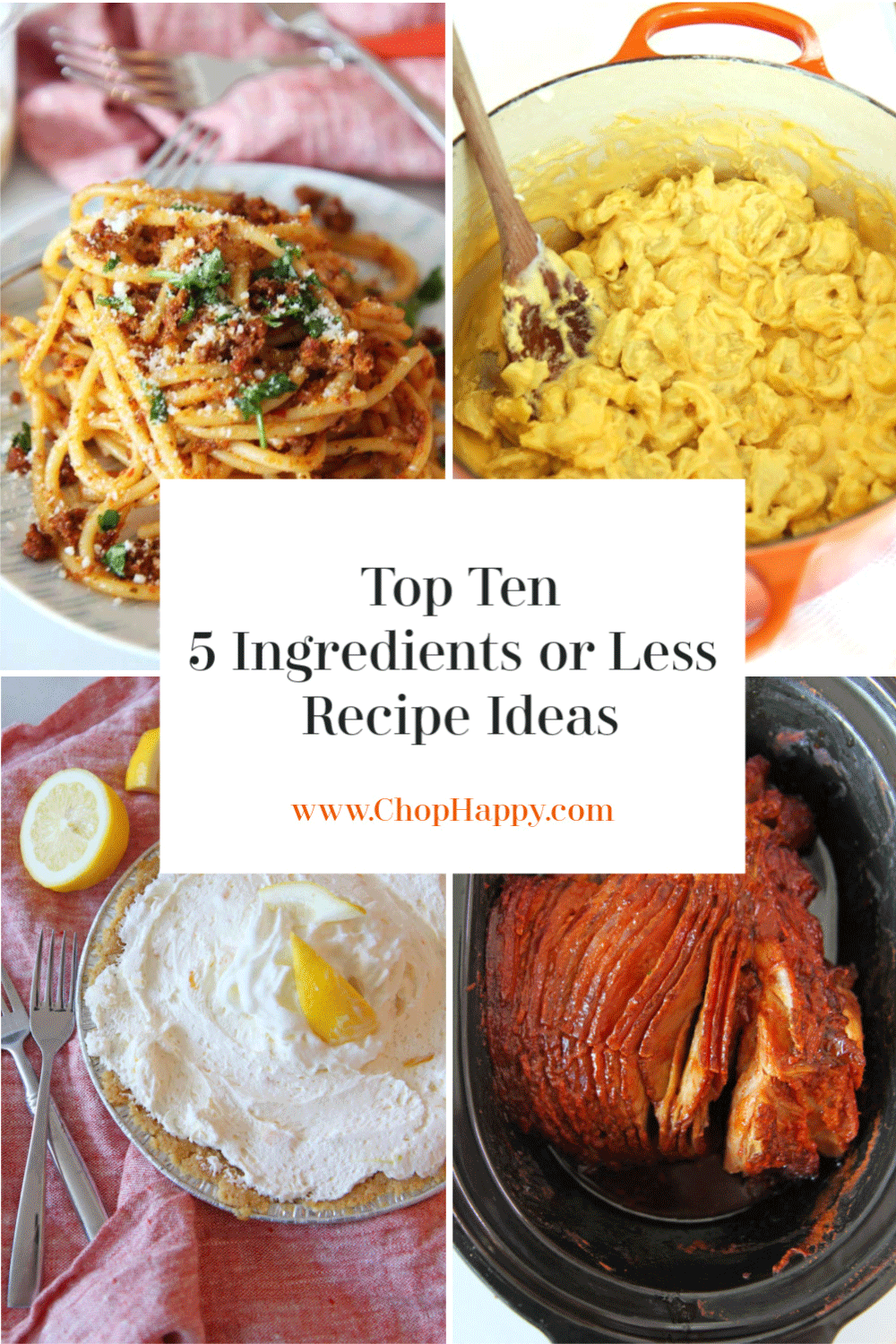 10 Simple Recipes With 5 Ingredients or Less