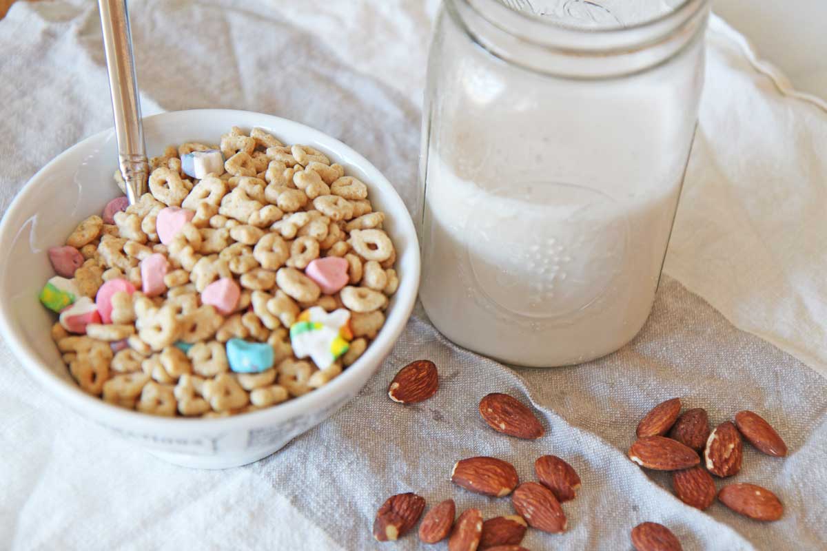 How to Make Almond Milk. This is a so easy. Its almonds, water, honey and salt. Perfect recipe if you are lactose intolerant , don't like milk, or love to make homemade recipes. Grab your cereal and get milk pouring. Happy milk making! www.chophappy.com #almondmilk #how tomato homemadealmondmilk